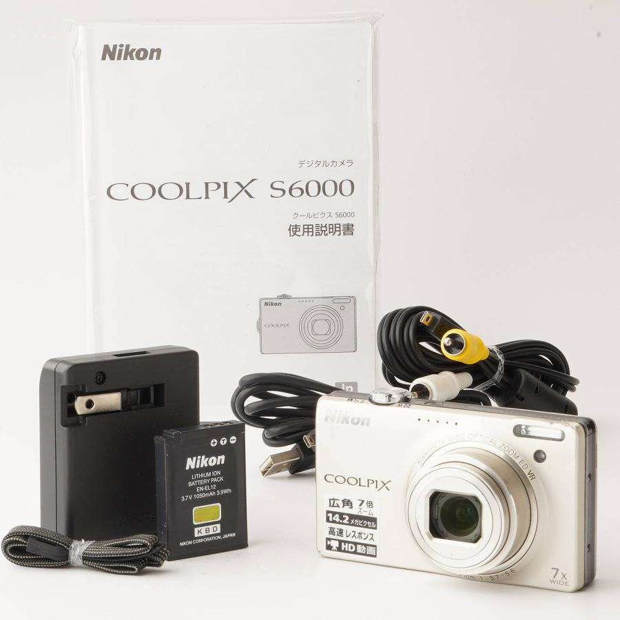 ニコン（Nikon） Nikon COOLPIX S6000 シルバー 7x 光学ズーム