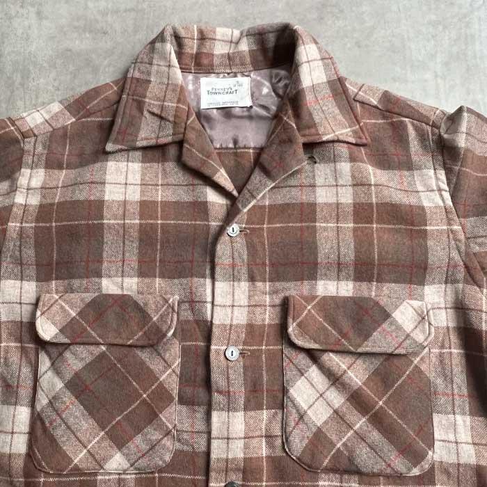 PENNEYS（ペニーズ） 50-60'S PENNEY'S TOWN CRAFT Wool Open Collar