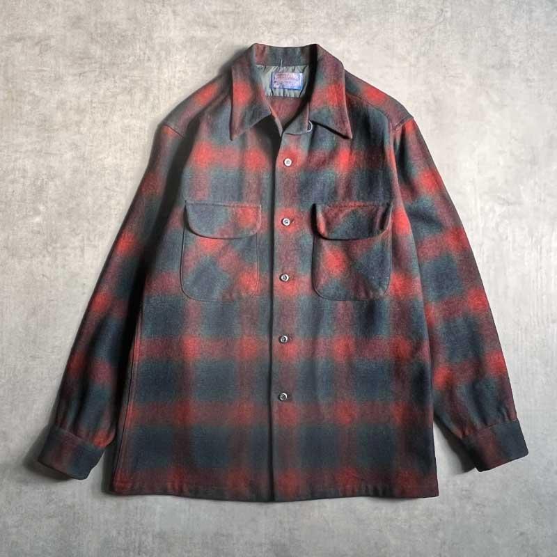 PENDLETON（ペンドルトン） 70'S PENDLETON Wool Ombre Check Open