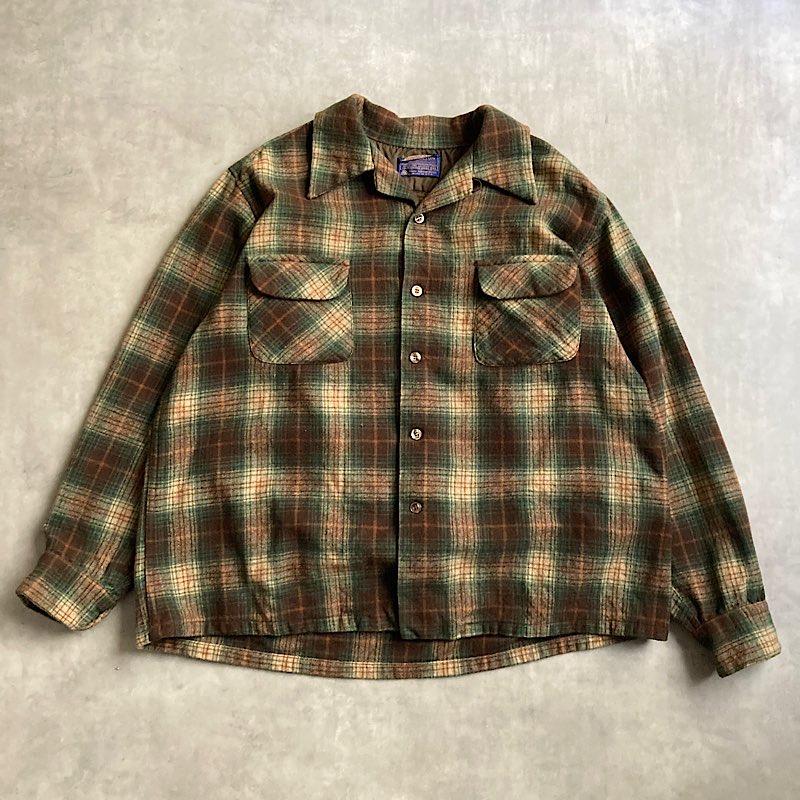 PENDLETON（ペンドルトン） 70's PENDLETON Wool Open Collar Box