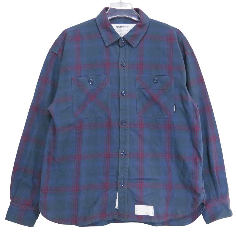 NEIGHBORHOOD（ネイバーフッド） 25SS SAVAGE TARTAN CHECK SHIRT LS