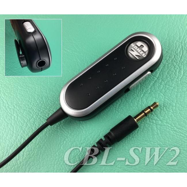 ミニプラグ式のスイッチ付きケーブル CBL−SW2 手ぶら拡声器