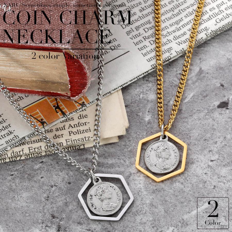 ネックレス メンズ ステンレス シルバー ゴールド チェーン 60cm