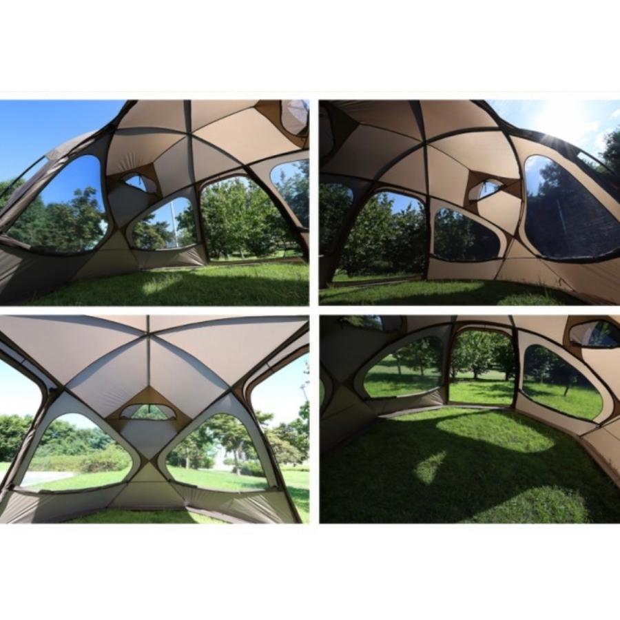 W!WO テント ヤクドーム350 ファミリー グランドシート付 セット 4~5人