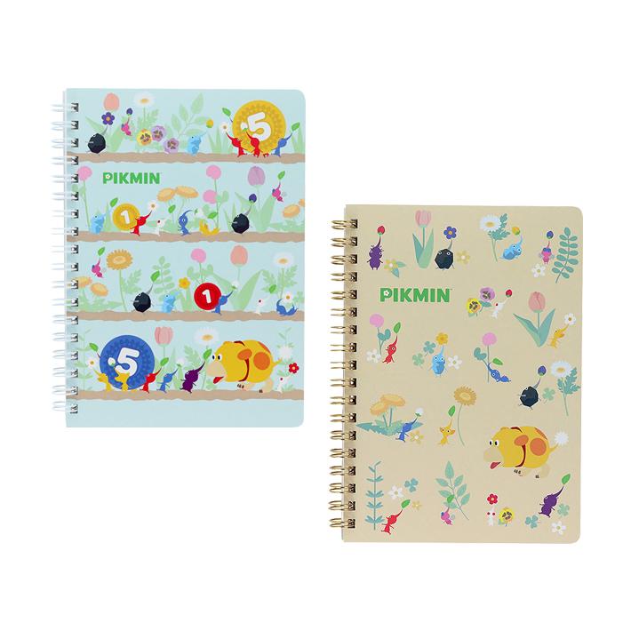 サンスター文具 ピクミン Wリングノート B6 2柄 [M便 1/1] : シブヤ