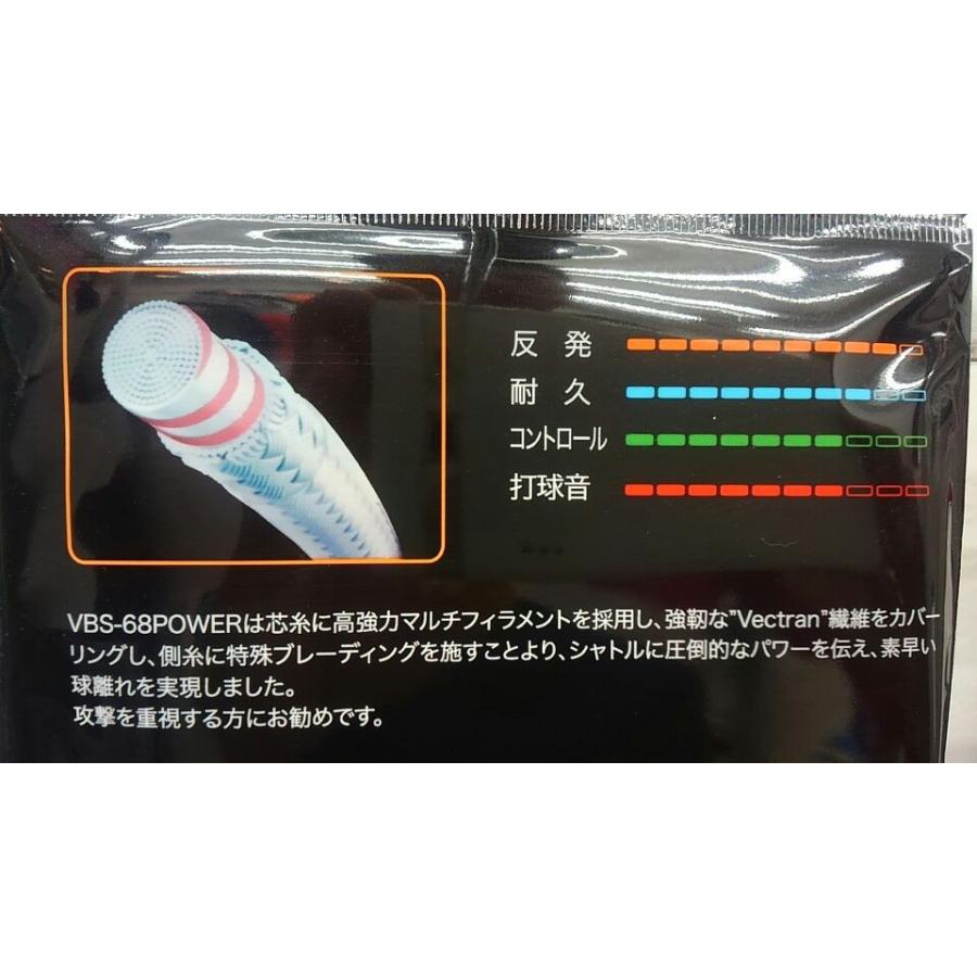 VICTOR VICTOR VBS-68P ビクター バドミントン ストリング 0.68mm
