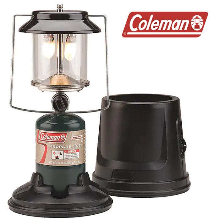 Coleman（コールマン） ガスランタン カバー付き COLEMAN LANTERN
