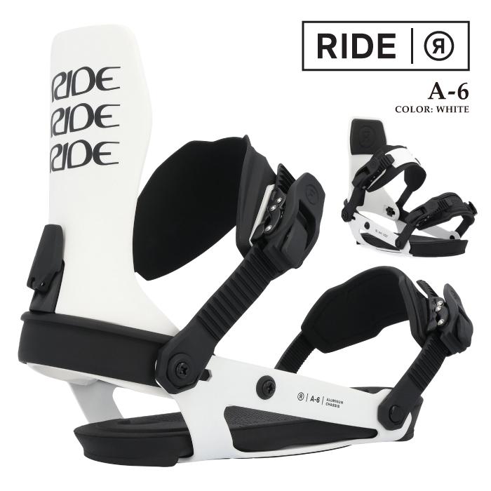 RIDE（ライド） 日本正規品 スノーボード ビンディング RIDE A-6 White