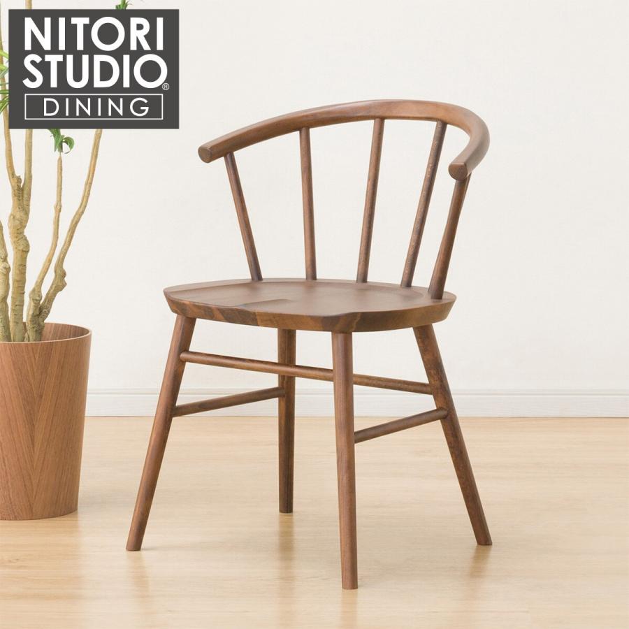 ニトリ（NITORI） ダイニングチェア (NコレクションC-53 MBR/DR-DMO