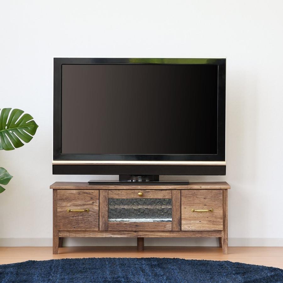 ニトリ（NITORI） ヴィンテージ風ローボード (幅105cm DBR) テレビ台