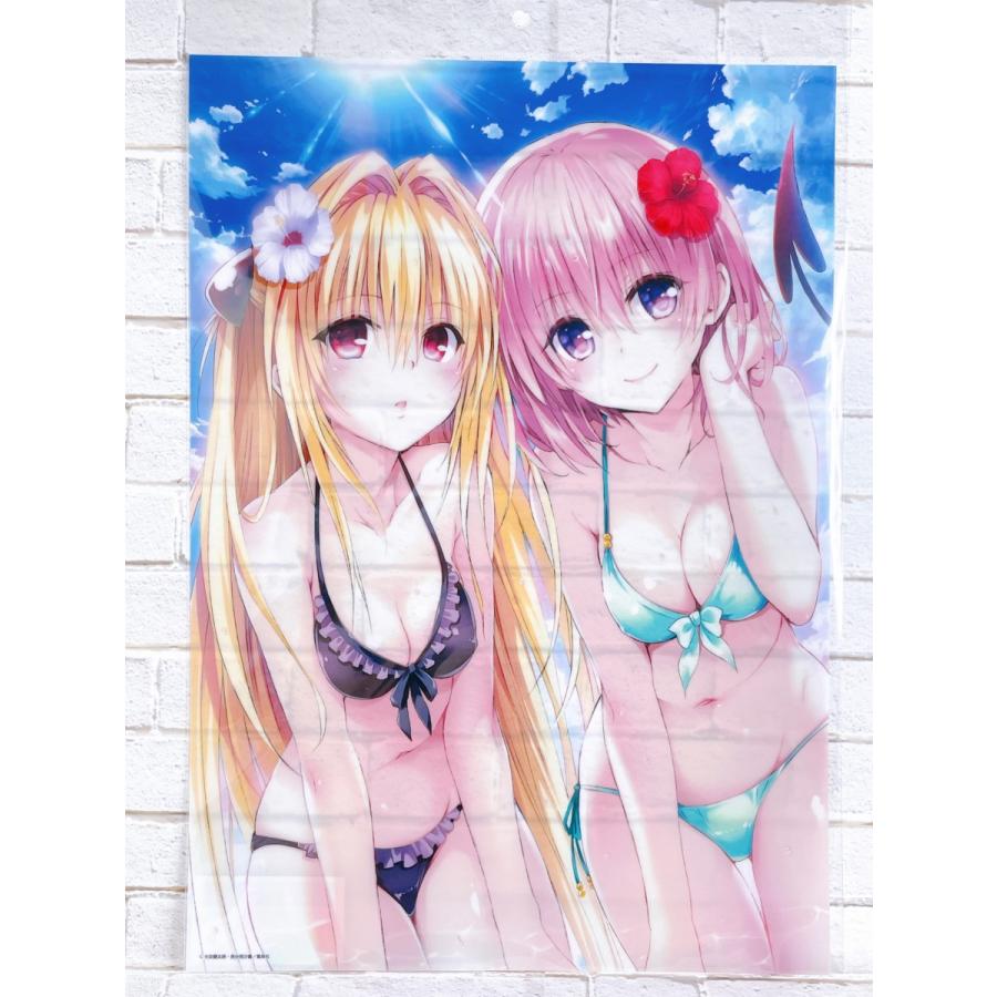 ☆ To LOVEる とらぶる 15周年記念原画展 A3クリアポスター 金色の闇