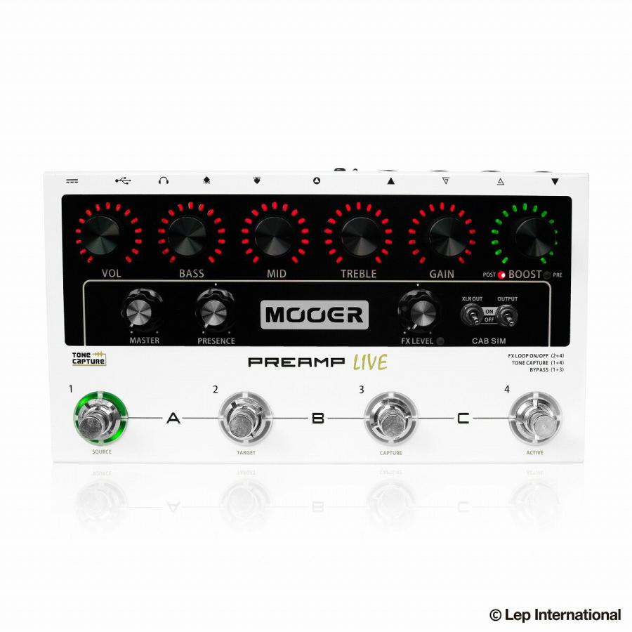 Mooer - Preamp Live | アプリ使用で102種類のアンプモデルを搭載した