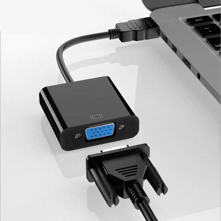 HDMI to VGA 変換 アダプタ DSub 15ピン RGB コネクタ 電源不要