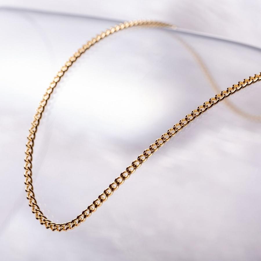ネックレス チェーン 18金 喜平 メンズ レディース 45cm 1,65mm 1,8g