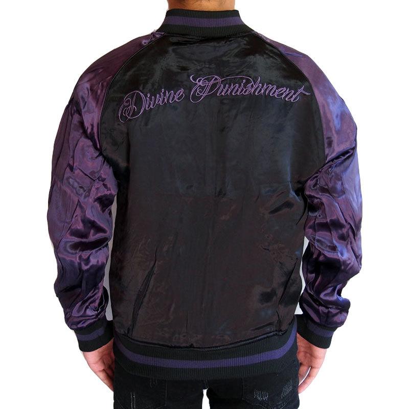 抜刀娘 凛 エンジェル スカジャン 刺繍 リバーシブル 和柄 ジャンパー