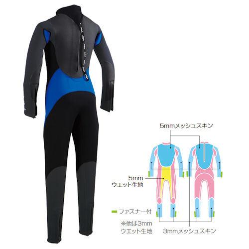 AQA（エーキューエー） KW-4507A キッズスキンフルスーツIII ウェット