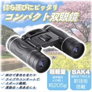 液晶付き双眼鏡カメラ ／光学ズーム12倍／デジタルズーム4倍／レンズ32