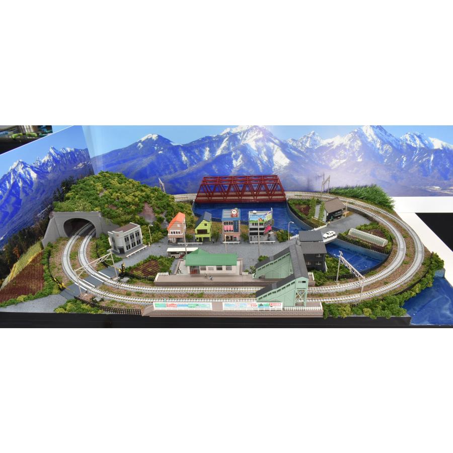 トミックス 鉄道模型 ジオラマレイアウト Nゲージ用 複線90x60cm 赤い