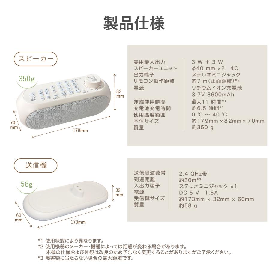 公式】サイエル 手元スピーカー リモコン機能 テレビスピーカー テレビ