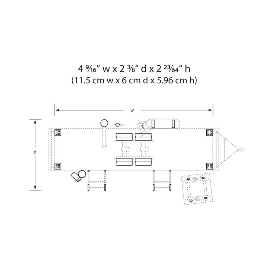 トレーラーハウス（2階建て）【LED付き】 ：ウッドランド 塗装済完成品