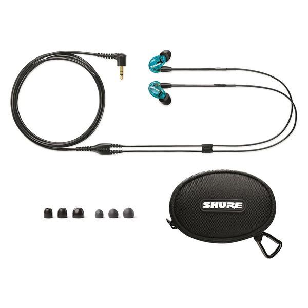SHURE（シュア） イヤホン 有線 SE215SPE-A ブルー カナル型 高遮音性