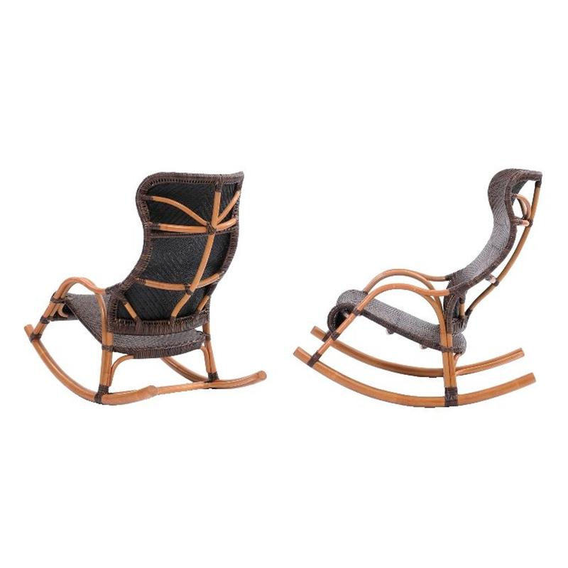 ラタンチェア ロッキングチェア 椅子 籐 おしゃれ ナチュラル 和風