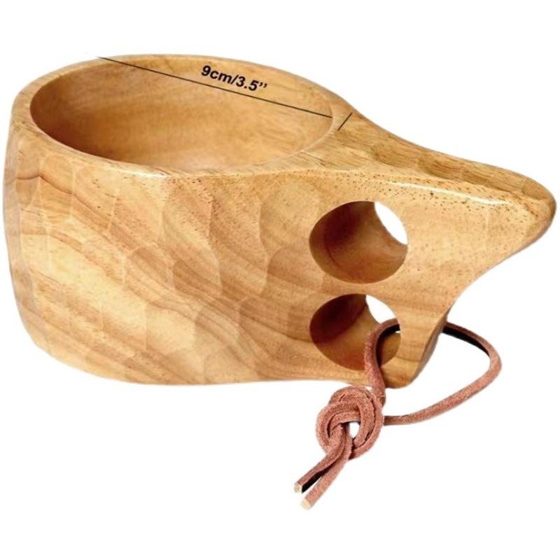 キャンプ アウトドア カップ ククサ 北欧モダン 天然木製 コーヒー