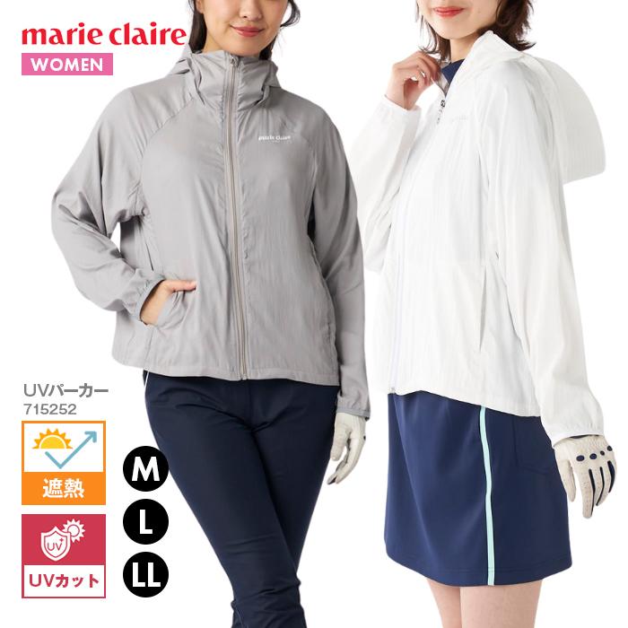 Marie Claire（マリ クレール） UVカット ゴルフ パーカー つば付き