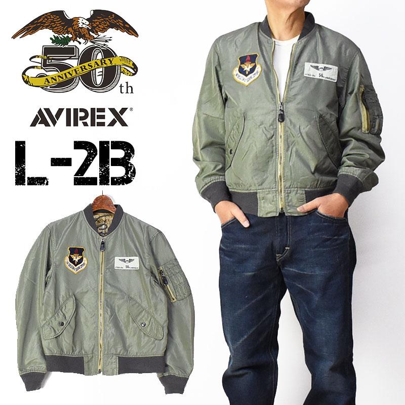 AVIREX（アヴィレックス） アビレックス 50周年記念 WASHED L-2B 50th
