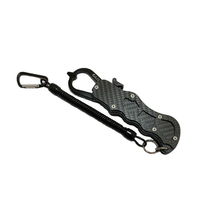 フィッシュグリップ 青物 フィッシングツール カーボン製 魚掴み 釣り