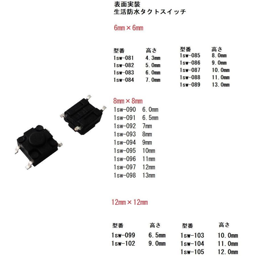 タクトスイッチ・キャップ 要接着穴径φ3mm 全体の円径φ8mm 高さ3mm 黒