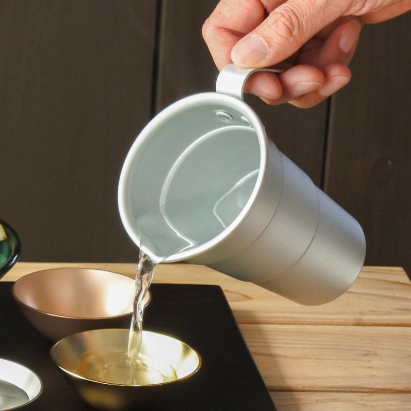 食器 熱燗 ちろり 酒器 片口 酒たんぽ おしゃれ アルミ製 2号 360ml