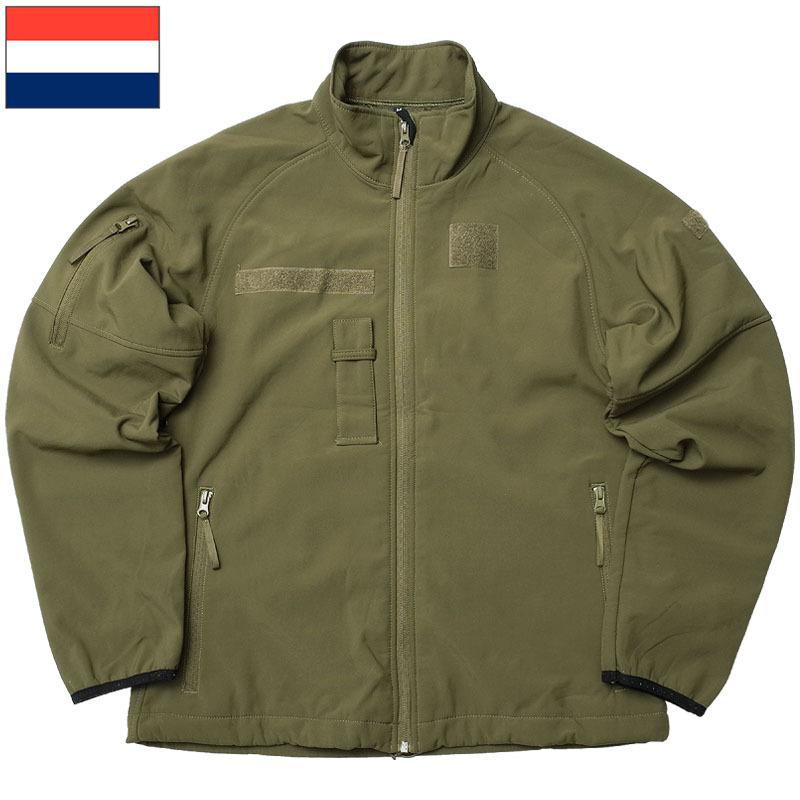 オランダ軍 ソフトシェルジャケット 胸ポケット無し USED JJ303UN
