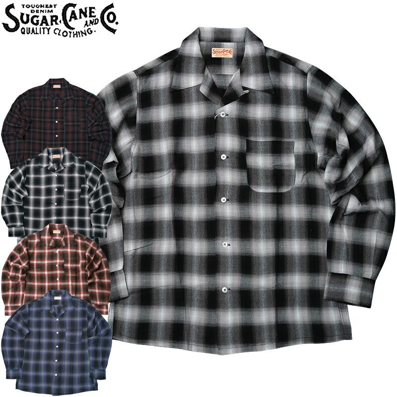 SUGAR CANE SUGARCANE シュガーケーン #SC29120 長袖 レーヨン