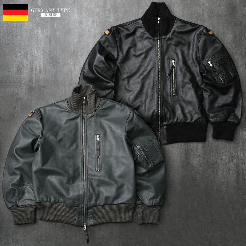 YMCLKY ドイツ軍タイプ パイロットレザージャケット JJ383YN レザー