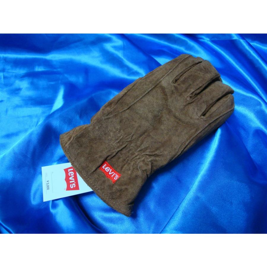 Levi's（リーバイス） リーバイス手袋 LV16737 ブラウン 茶 豚皮