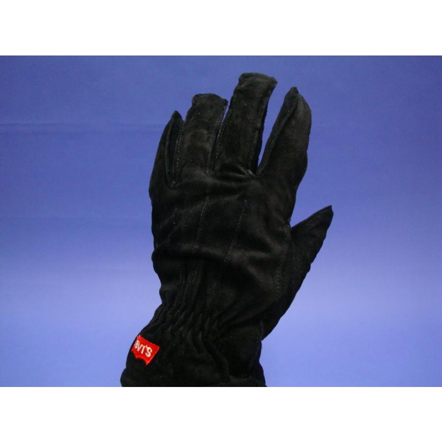 Levi's（リーバイス） リーバイス手袋 LV16738 黒 ブラック BLACK 豚皮