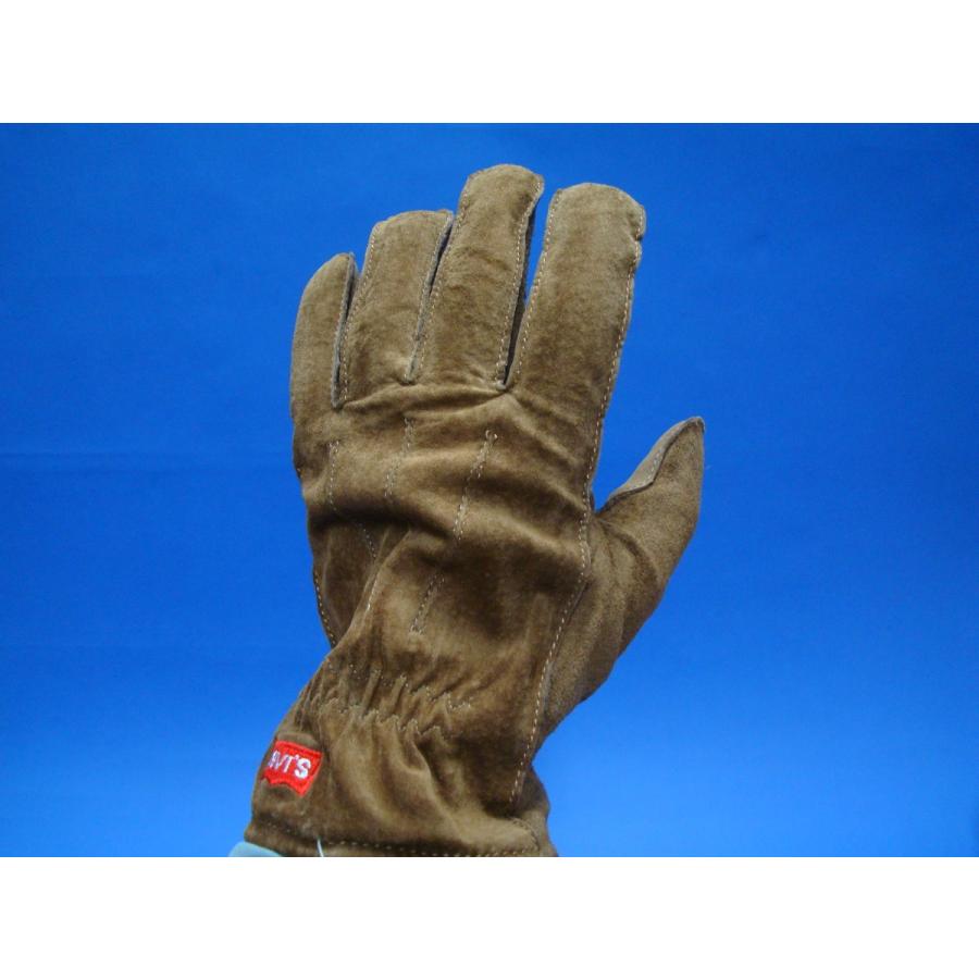 Levi's（リーバイス） リーバイス手袋 LV16738 茶 brown 豚皮