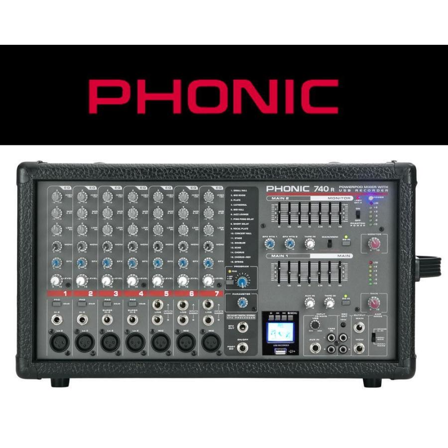 激安 パワードミキサー PHONIC/フォニック POWERPOD 740R : 盛幸