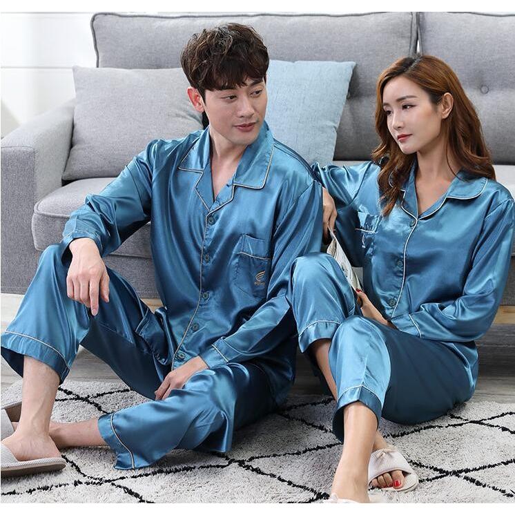 ペアパジャマ パジャマ 高級シルクパジャマ 上下セット 新企画商品
