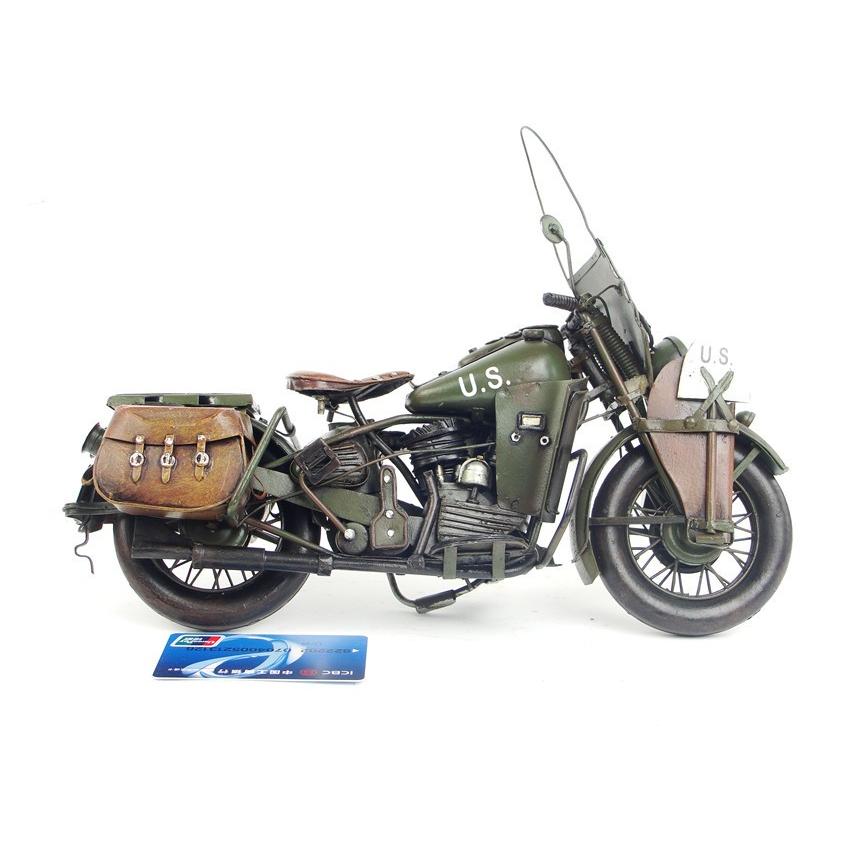 第2次大戦時 オートバイ World-War-II motorcycle レトロ ブリキ製