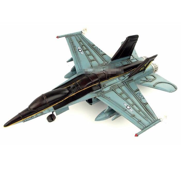 戦闘機 カーチス USA F-18 ブリキ製 模型飛行機 ビンテージ (全て