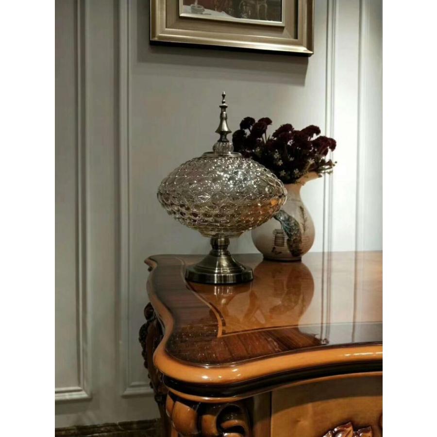 フルーツボウル クリスタルガラス 置物 オブジェ インテリア 雑貨