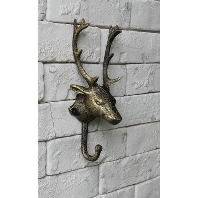 鹿の壁フック 置物 オブジェ インテリア 雑貨 置き物 誕生日