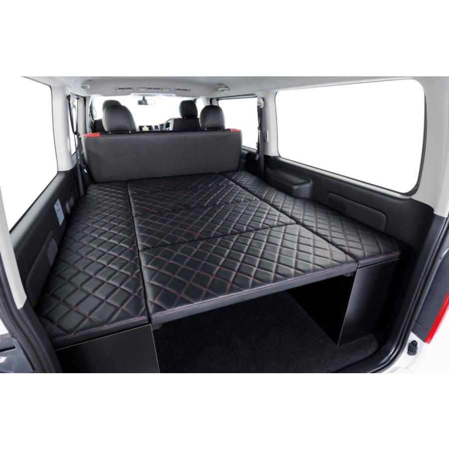 200系ハイエースバン1〜7型ナロー標準ボディS-GL】ベッドキットタイプ2