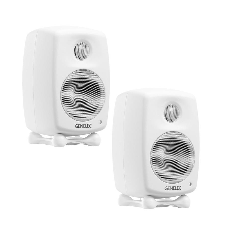 数量限定特価 GENELEC ジェネレック G One (ホワイト) ペア 2台 ホーム