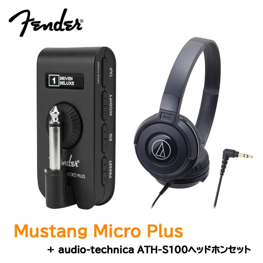 Fender（フェンダー） Mustang Micro Plus ヘッドホンアンプ + audio