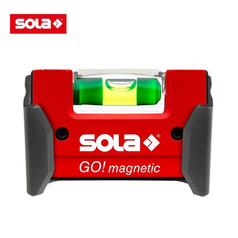 SOLA(ソラ) 01621201 コンパクトマグネットレベル クリップ付 （GO
