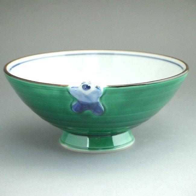 京焼 清水焼 青交趾一閑人ご飯茶碗 昇峰 大 : 松韻堂 Yahoo!店 - 通販