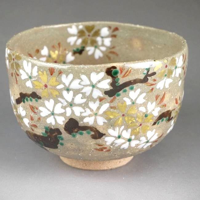 京焼 清水焼 抹茶茶碗 桜の樹 善昇 : 松韻堂 Yahoo!店 - 通販 - Yahoo